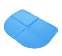 FRCOLOR Portable Seat Pad Folding Sponge Cushion Xpe Comfortable Lightweight Blue for Beach Outings and Seating Arrangements