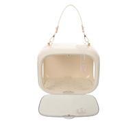 FRCOLOR Portable Small Bird Carrier Cage with Handle, Breathable Parakeet Travel Bag for Parrots, Canaries, and Lovebirds - Lightweight Multi-functional Bird Travel Cage for Outdoor