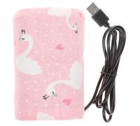 FRCOLOR Portable USB Bottle Warmer Bag Insulated Nursing Bottle Sleeve for Breastmilk Heating The Go Wear-Resistant Heat Preservation Compatible with Power Bank Laptop Car Charging