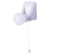 FRCOLOR Portable Wire LED Bulb Led Pull Cord Light Cabinet Lamp Battery Operated Night Light Wall Mount Light (No Battery)