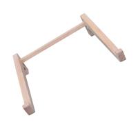 FRCOLOR Portable Wood Laptop Stand Ergonomic Tablet Holder Desk Riser for Devices with Natural Grain Hand-polished Surface Multi-functional Design to Reduce Neck Fatigue and Work