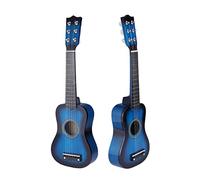 FRCOLOR Portable Wooden Acoustic Guitar for Small Music with Low String Action for Learning and Play