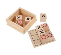 FRCOLOR Portable Wooden Toe Board Game for Adults Multi-player Family Therapy with Storage Box Educational Tabletop Game for Group Fun and Coffee Table Decor