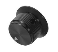 FRCOLOR Potentiometer Knob Top Hat Metal Guitar round Volume Control Knob for Bass Electric Guitar Music Accessories