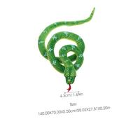 FRCOLOR Prank Plush Snake Medium Realistic Scary Stuffed Animal Soft Material Halloween Party Decoration and Joke Prop