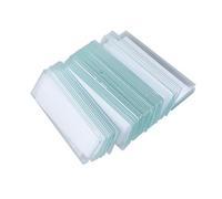 FRCOLOR Prepared Microscope Slides Set with Cedar Oil Sealed Grade Specimens for Biological Science Education Optical Glass Samples with Labels for Research Medical Veterinary and Forensic