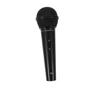FRCOLOR Pretend Microphone Prop Simulation for Role Play Party Cosplay with Realistic Retro Design Fine Detail and Multiscene Use for Singing Interview and Stage Performance