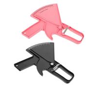 FRCOLOR Professional Body Fat Caliper Accurate Skinfold Thickness Measurement Tool 2pcs for Fitness Assessment for Health Monitoring and Body Fat Analysis