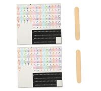 FRCOLOR Professional Piano Keyboard Stickers Easy to Read Decals for Beginners for Quick Practice Mastery Durable Removable Suitable for Key Key Pianos