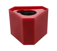 FRCOLOR Professional Red Mic Flags for Podcast and Interview Use, Microphone Flag Box Made of Plastics and Sponges, for Studio Equipment Supplies and Desktop Microphone Stands