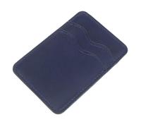 FRCOLOR PU Leather Dual Slot Phone Wallet Card Holder with Strong Adhesive Backing Secure Stick Credit Card Storage for Women Compatible with Various Smartphone Models
