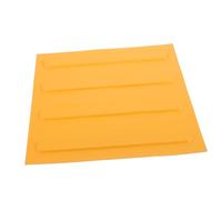 FRCOLOR PVC Blind Boards for Road Paving Orange Tactile Floor Stickers for Sidewalk Garden Pathways Easy Install Water-Resistant Practical Guidance Tiles for Visually Impaired