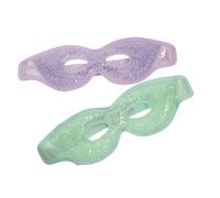 FRCOLOR Pvc Super Soft Skin-friendly Sleep Eye Mask 2pcs Cooling Eye Pads Portable Cold Compress Gel Patches and