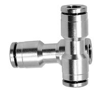 FRCOLOR Quick Connect Fittings and Resistant to Deformation 2pcs Push to Connect Tube Pneumatic Air Hose Connectors 1/4 Inch Nickel Plated Brass with Good Connection Effect for Car