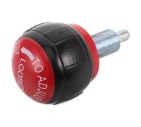 FRCOLOR Quick Release Knob Spring Loaded Knob Exercise Equipment Safety Pin 16x26mm Iron Red for Home Gym Machines and Bike Racks, Enhanced Safety, Easy Adjustment