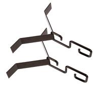 FRCOLOR Rain Chain Hook Set with V-Shaped Adapter for Gutter to Downspout Water Flow Easy Install Roof Drain Accessory for Standard Drains 2 Set