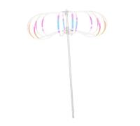 FRCOLOR Rainbow Twirler Stick Party Favor for Spinning Ribbon with Bubblelike Fun Interactive Twist and Swirl Play Vibrant Visual Treat Party Bag Filler and Stocking Stuffer