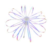 FRCOLOR Rainbow Twisting Bubble Sticks for Interactive Mini Twirler with Vibrant Colors and Comfortable Grip Fun Party Favor for Stylish Ribbon for Bubblelike Entertainment