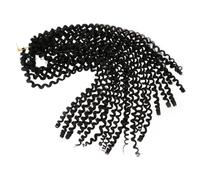 FRCOLOR Realistic Curly Hair Extensions Deep Wave Hair Wig for Lady Curly Wig Decor
