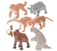 FRCOLOR Realistic Prehistoric Animal Model Educational Science for School Teaching Aids Board Adornment Reusable Material Ancient Beast Figures for Early Learning
