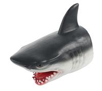 FRCOLOR Realistic Shark Hand Puppet Material Educational Animal Model for Interactive Storytelling Cosplay Prank Prop for Boys