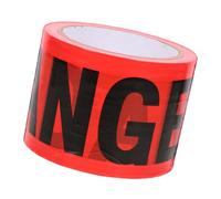 FRCOLOR Red Non-adhesive Warning Tape for Safety and Marking Red Crime Scene and Construction Site Caution Tape for Halloween and Industrial Use