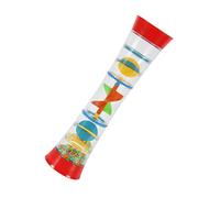 FRCOLOR Red Rotating Rain Stick Kaleidoscope Cognitive for Enhances Visual Auditory Skills Compact for Indoor Engaging Sound Design