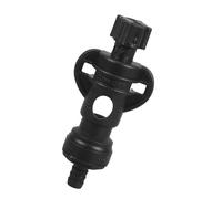 FRCOLOR Refill Adapter for Wine Bags with Butterfly Valve, Black Pp Material Wine Pouch Transfer Connector, Versatile Compatibility and Drip Prevention for Parties and Picnics