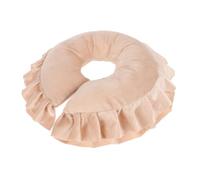 FRCOLOR Removable Washable U-shaped Head and Neck Pillow Cotton Face Down Cushion Face Pad for Beauty Salon Massage Bed Chair Rest