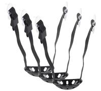 FRCOLOR Replaceable Straps Helmet for 3pcs Safety and Chin Security Use, Adjustable Hard Hat Bands Made of Polyester, Flexible Black Chin Straps for Hard Hats