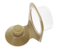 FRCOLOR Reptile Suction Cup Food and Water Dish for Turtles and Small Reptiles, Large Turtle Feeder Plate for Terrarium Habitat with Feeding Ledge, Suitable for Gecko and Chameleon Tanks