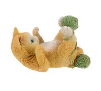 FRCOLOR Resin Cat Cell Phone Stand with Yarn Ball Cute Cartoon Cat Phone Holder for Desk Bedside Office Decorative and Practical Smartphone Cradle Bracket for Christmas