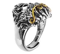 FRCOLOR Retro Monkey Ring for Men Stylish Metal Finger Ring Cool Jewelry for Festivals Daily Wear and Special Occasions Creative Design for Fashion Enthusiasts