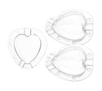 FRCOLOR Reusable Garden Fruit Forming Tool Heart Shape Vegetable Mould 3pcs Made of with Design for Shaping Strawberries, Tomatoes and Other Vegetables, for Gardening