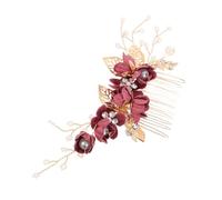 FRCOLOR Rhinestone Bridal Hair Comb Elegant Wedding Hair Accessory for Bride Sparkling Hairpiece for Various Wedding Styles Comfortable Reliable Design