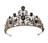 FRCOLOR Rhinestone Crown Bridal Headband Wedding Headbands for Bride Alloy Tiara for Women