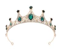 FRCOLOR Rhinestone Crown for Elegant Wedding Headpiece Birthday Headdress for Vintage Style Tiara for Parties Photography and Special Occasions