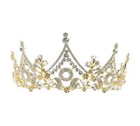 FRCOLOR Rhinestone Crown Headband Bridal Wedding Crown for Bride Crystal Crowns for Women Cosplay Headpiece