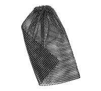 FRCOLOR Rhinestone Mesh Headband for Women Sparkly Glitter Hair Accessory Stretchy Rave Headwrap Versatile Headscarf for Festivals Parties and Celebrations Black with Shimmering