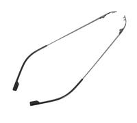 FRCOLOR Rimless Eyeglasses Temple Arm Cover Sleeves for Comfortable Wear and Scratch Prevention, Stainless Steel and Acetic Acid Material Unique Edge Cutting on Temple Tips, for Eyewear