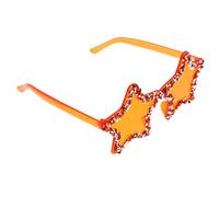 FRCOLOR Rimless Star Sunglasses for Women Teens Candy Color Vibrant Ocean Tint Shade for Nightclub Photoshoot Social Events