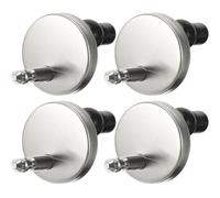 FRCOLOR Roca Toilet Seat Hinges Quick Release 2 Sets Stainless Steel and Nylon Replacement Bolts with Top Fixing Screws Fits for Easy Repair for Toilet Seat Screws
