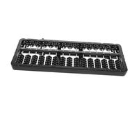 FRCOLOR Rods Beads Plastic Chinese Abacus Educational Mathematics Counting Tool for Mental Arithmetic Development Arithmetic Bead Frame for Classroom and Home Use