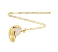 FRCOLOR Roman Number Pocket Watch Antique Golden Plastic Metal