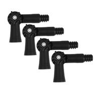 FRCOLOR Rotatable Joint Angle Adaptor with Universal American Thread Compatibility 4pcs Made of Sturdy Abs Material for Mop Handle and Extension Pole for Light Bulb Changing and Painting