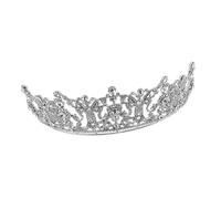 FRCOLOR Royal Queen Tiara: Wedding Mermaid Crown - Prom or Birthday Celebration Headpiece - Costume Party Accessories for Women Teens