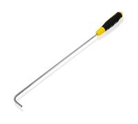 FRCOLOR Rubber Handle Manhole Hook Long Thick Rolling Door Pulling Hook for Shutter Doors Practical Lifter with Polished Cutting and Firm Welding