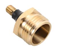 FRCOLOR Rv Brass Blow Out Adapter for Winterizing Water Lines Anti-Freezing Air Nozzle Plug for Campers and Motorhome Accessories Secure Hose Connection Outdoor Use