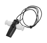 FRCOLOR Samba Whistle Abs Whistle Equipment for Orff Teaching Method Latin Style Percussion for Boys and Girls Adults Black