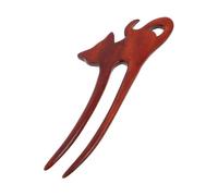 FRCOLOR Sandalwood Chinese Hair Fork U-shaped Vintage Hairpin for Women Wooden Hair Stick with Firm Hold Delicate Craftsmanship for French Twist and Bun Hairstyles Elegant Retro Hanfu